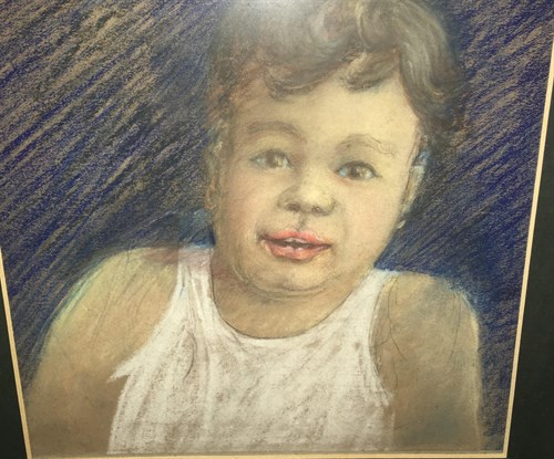 Lot 64 - Follower of Augustus John, Portrait study of a...