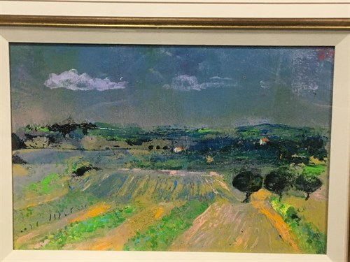 Lot 41 - Modern British School, Landscape, mixed media,...