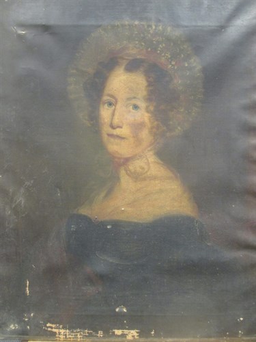 Lot 435 - English School, 19th Century, Portrait of a...