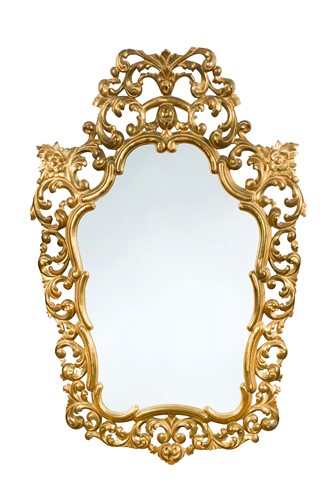 Lot 502 - An early 20th century Florentine carved gilt-wood mirror