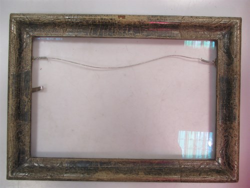 Lot 470 - An English 19th Century silvered moulding...