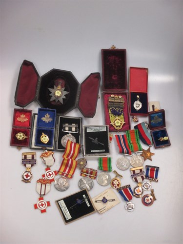 Lot 317 - A group of four WWII medals to Capt. R.M.H...
