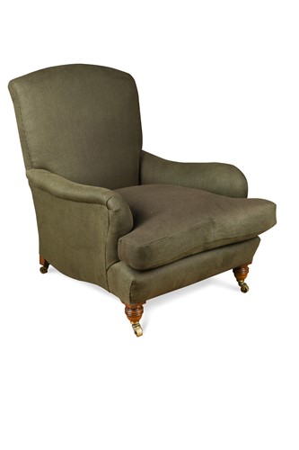 Lot 540 - A late 19th century Howard armchair