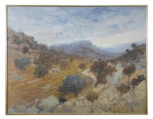 Lot 55 - David Hutter (British, 1930-1990) Landscape...