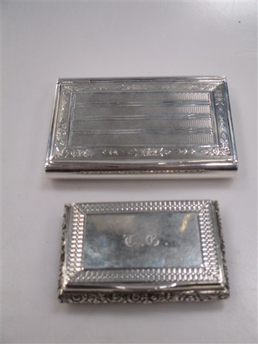 Lot 227 - A silver miniature diary case with pencil,...