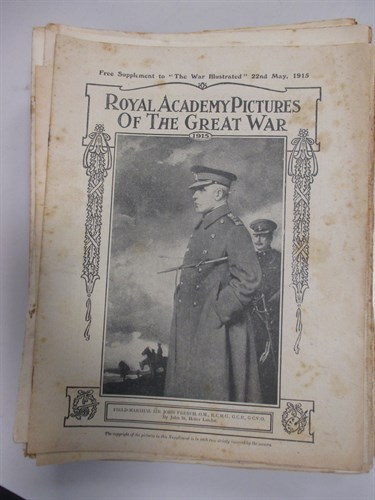 Lot 313 - The War Illustrated, series of loose original...