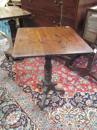 Lot 563 - A Victorian mahogany wine tripod table, 49cn...