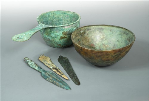 Lot 283 - A Roman bronze pan, 1st or 2nd century AD