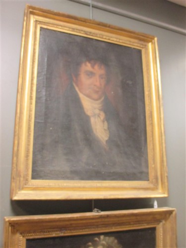 Lot 295 - Pair of 19th Century portraits - unlined (2)