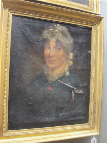 Lot 295 - Pair of 19th Century portraits - unlined (2)