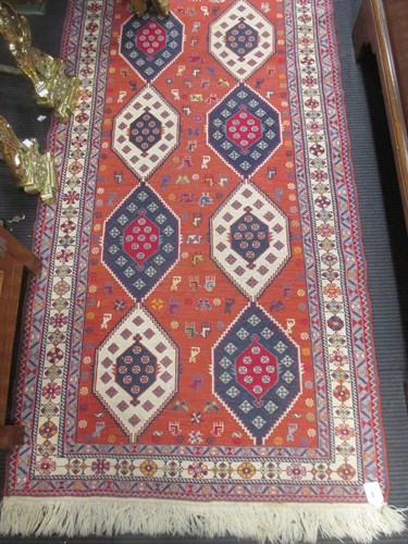 Lot 695 - A modern runner 240 x 85cm