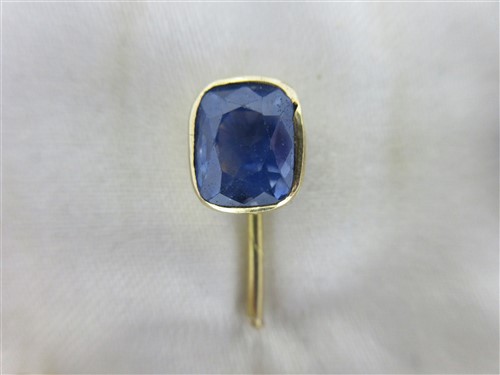 Lot 227 - A star sapphire stick pin and six others set with jewels