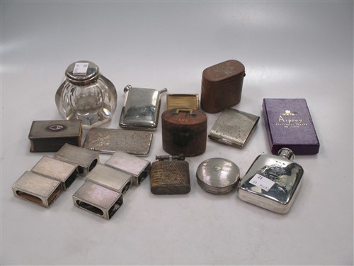 Lot 249 - A collection of silver novelties