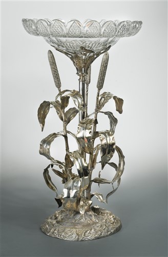 Lot 501 - An impressive late Victorian silver plated centrepiece