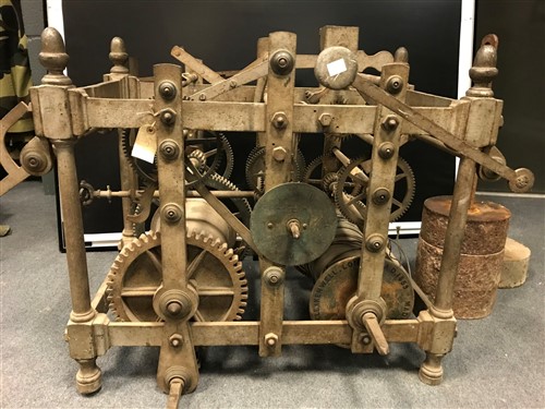 Lot 382 - A 19th century turret clock