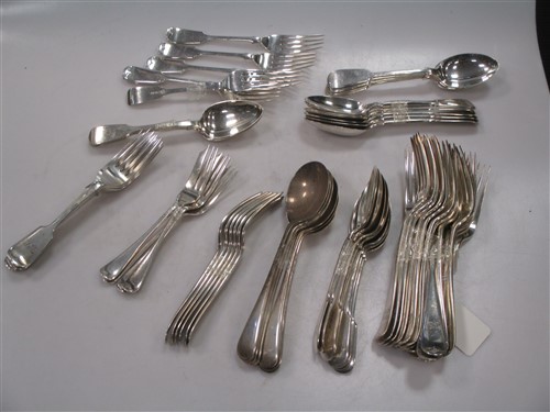 Lot 248 - An assortment of flatware
