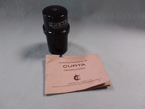 Lot 277 - A Curta Calculator Type 1, no. 63710
