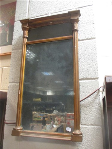 Lot 479 - A 19th century giltwood overmantle mirror