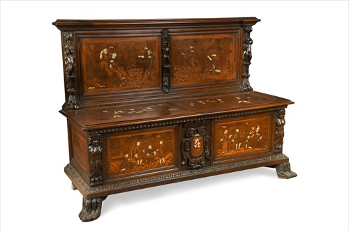 Lot 389 - An Italian cassone 