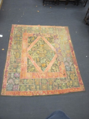 Lot 271 - Indian wall hanging, 470 x 380 cm