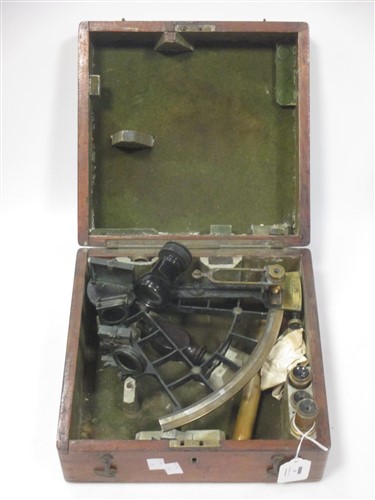 Lot 9 - Late 19th century sextant by W F Cannon,...