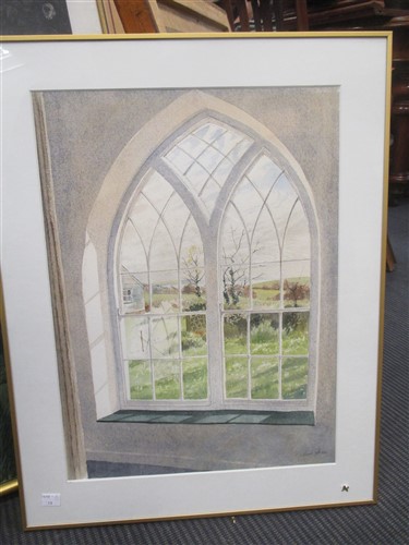 Lot 337 - A signed watercolour by Richard Sell; a signed...