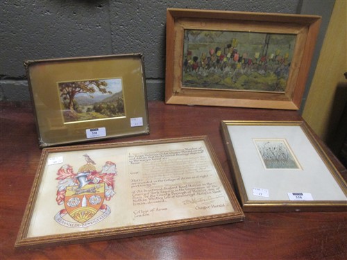 Lot 338 - Four pictures