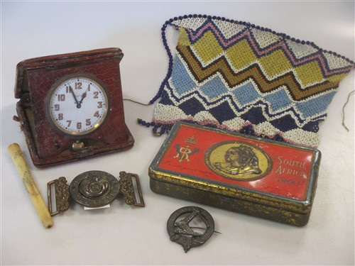 Lot 135 - A Boer war 1900 chocolate tin with original...