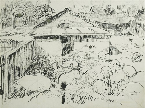 Lot 66 - Kenneth Green RP (British,  1905-1986)