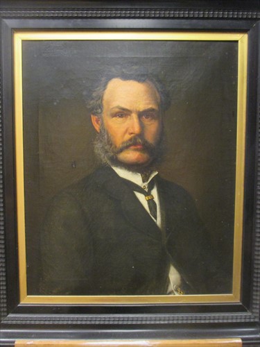 Lot 307 - English School, 19th Century, Portrait of a...