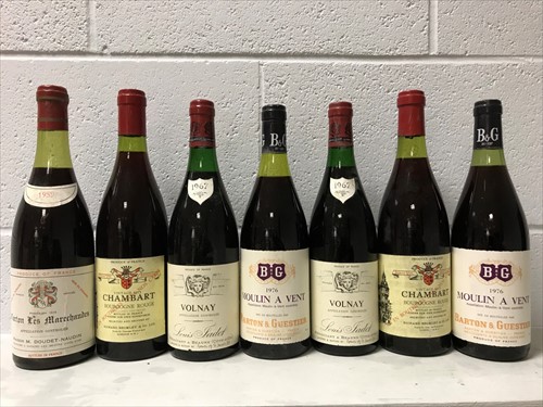 Lot 858 - Older red Burgundy.