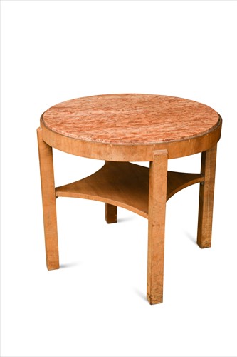 Lot 179 - An Art Deco marble topped occasional table