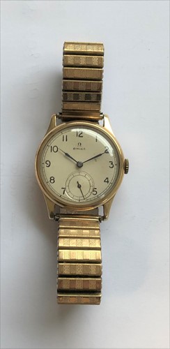 Lot 280 - Omega - A gentleman's 9ct gold wristwatch