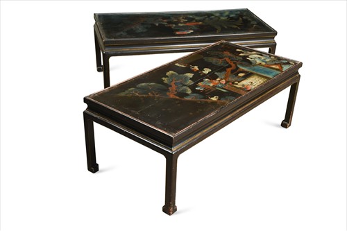 Lot 429 - A pair of Chinese coffee tables