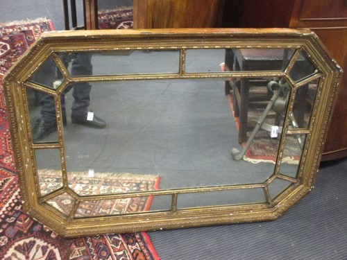 Lot 495 - A George III style octagonal gilt wood wall...