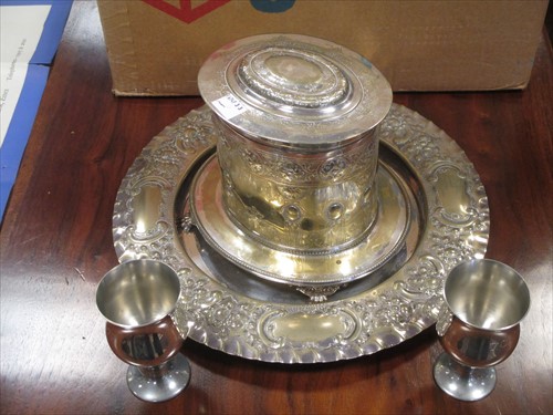 Lot 268 - A collection of silver plated ware including...