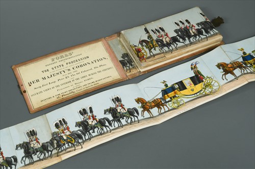 Lot 237 - PANORAMA, Coronation of Queen Victoria 1838.