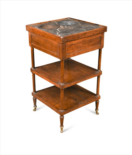 Lot 409 - A mahogany Table Servante, early 19th century