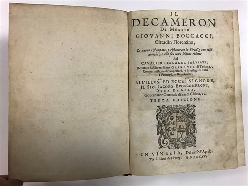 Lot 139 - BOCCACCIO (Giovanni)