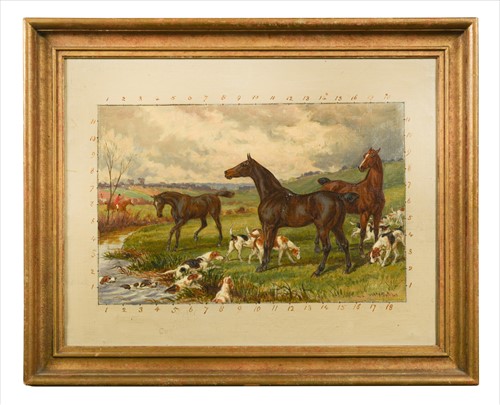 Lot 175 - William H  Hopkins (British, fl. 1853-1892)