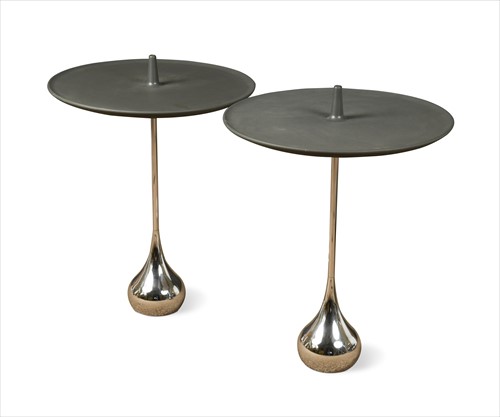 Lot 239 - Denis Santachiara for Baleri Italia, a pair of Celine side tables