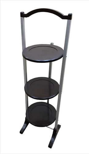 Lot 210 - A bakelite three-tier folding cake stand