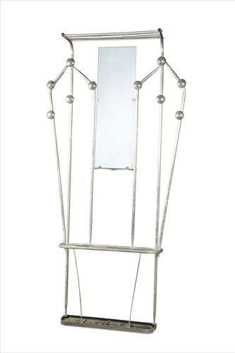 Lot 213 - A mid-20th century aluminium hall stand