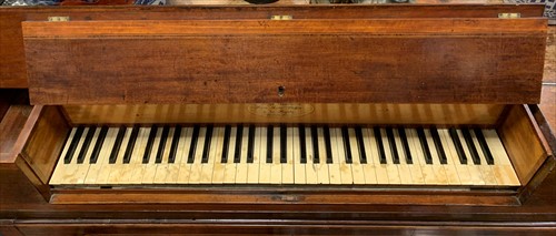 Lot 552 - A late Georgian mahogany square piano