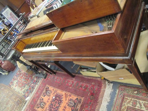 Lot 552 - A late Georgian mahogany square piano