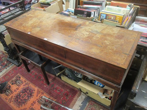 Lot 552 - A late Georgian mahogany square piano