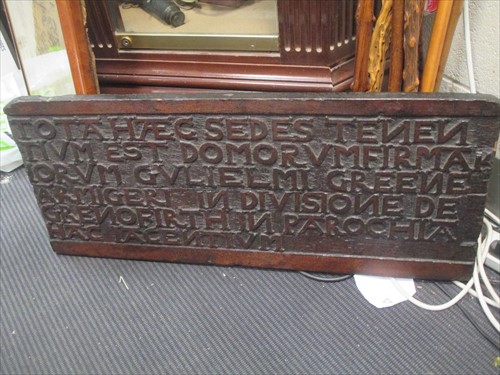 Lot 139 - Sheffield Interest: A 17th century oak carved...