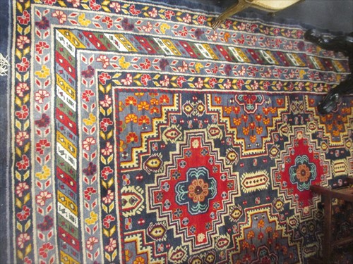 Lot 671 - A Persian carpet Samarghand, 273 x 360cm