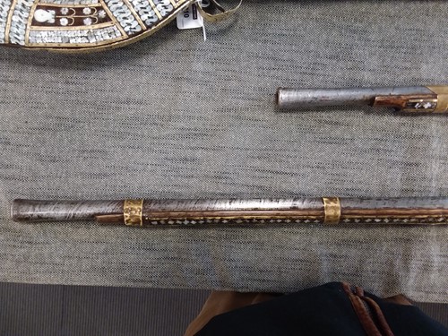 Lot 209 - Two 19th century Afghan flintlock jezail muskets
