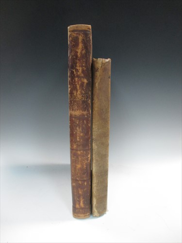 Lot 453 - Two 19th century medical account books